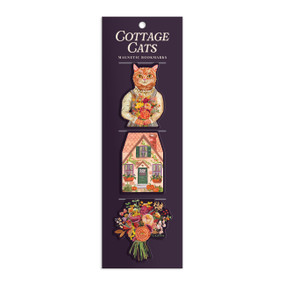 Cottage Cats Magnetic Bookmarks by Galison, Anja Riebensahm, 9780735389977
