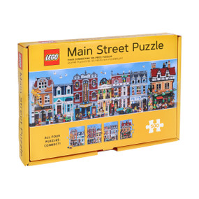 LEGO Main Street Puzzle (Four Connecting 125-Piece Puzzles) by LEGO, 9781797240473
