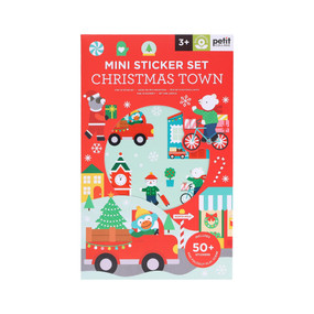 Mini Sticker Set: Christmas Town by Petit Collage, 9781797246222