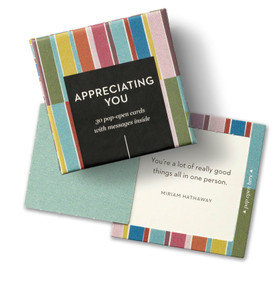 ThoughtFulls: Appreciating You (30 Pop-Open Cards with Messages Inside) by COMPENDIUM, 9781957891958