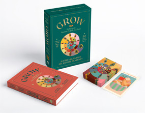 GROW (Pathways to Passion, Purpose & Peace Guidebook & Oracle Deck) by Justina Blakeney, Ronnie Blakeney, 9781419781094