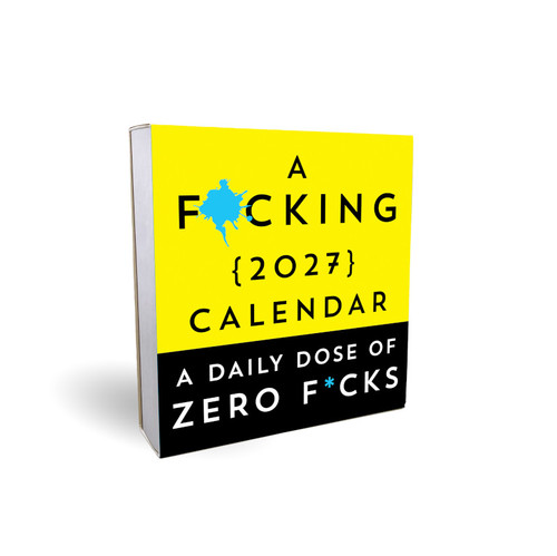 F*cking 2027 Boxed Calendar (A daily dose of zero f*cks) by Sourcebooks, 9781464262135