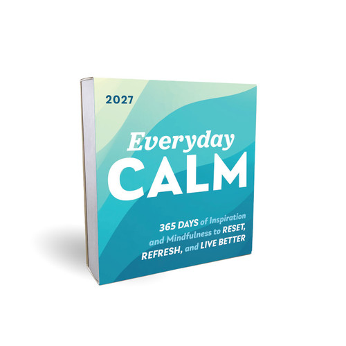 2027 Everyday Calm Boxed Calendar (365 days of inspiration and mindfulness to reset, refresh, and live better) by Sourcebooks, 9781464262173