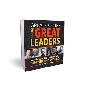 2027 Great Quotes From Great Leaders Boxed Calendar by Sourcebooks, 9781464262180