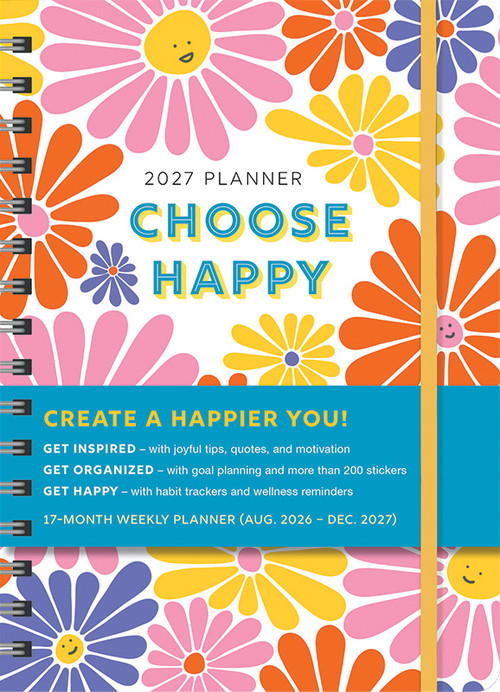 2027 Choose Happy Planner by Sourcebooks, 9781464293238