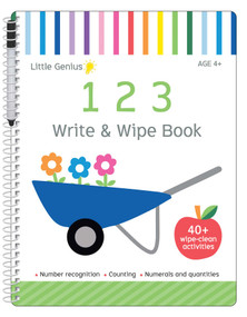 123: Write & Wipe Activity Book (With over 40 pages of wipe-clean activities!) by Shelley Cox, 9780655244363