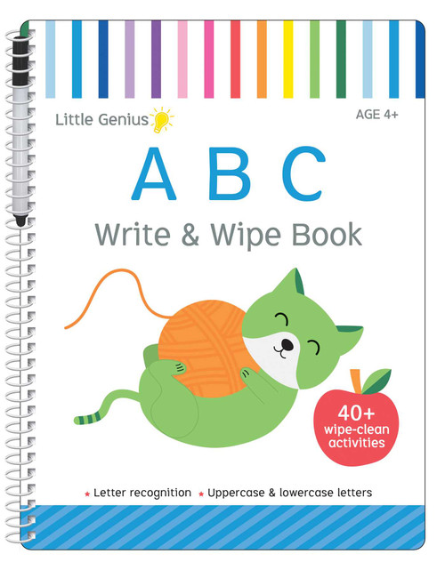 ABC: Write & Wipe Activity Book (With over 40 pages of wipe-clean activities and marker included!) by Shelley Cox, 9780655244370