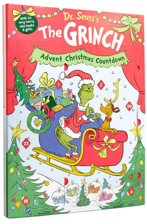 Dr. Seuss's The Grinch Advent Christmas Countdown (With 24 very merry mini books & gifts) by Random House, 9798217235773