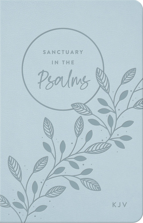 KJV, Sanctuary in the Psalms: Promise Book, Leathersoft, Blue by DaySpring, 9781648704178