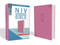 NIV, Value Thinline Bible, Large Print, Leathersoft, Pink, Comfort Print by Zondervan, 9780310448563