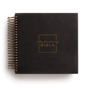 NIV, Spiral-bound Illustrating Bible, Leathersoft Spiral, Dark Gray (Draw, Write, and Reflect Your Way Through Scripture) by DaySpring, 9781644548745