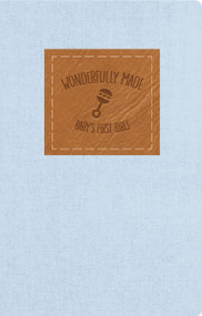 KJV, Wonderfully Made New Testament and   Psalms: Baby Boy's First Bible, Flexcover, Blue by DaySpring, 9781648708282