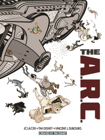 The A.R.C. (A Virus That Kills When You Lie - A Satirical Sci-Fi Graphic Novel) by Tim Disney, JC Lacek, Vincent Jolas Dubourg, Erik Morse, Lil' Zenten, 9781962594899