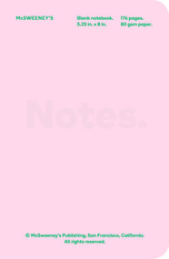 McSweeney's Blank Vinyl Notebook by Sunra Thompson, 9781944211639