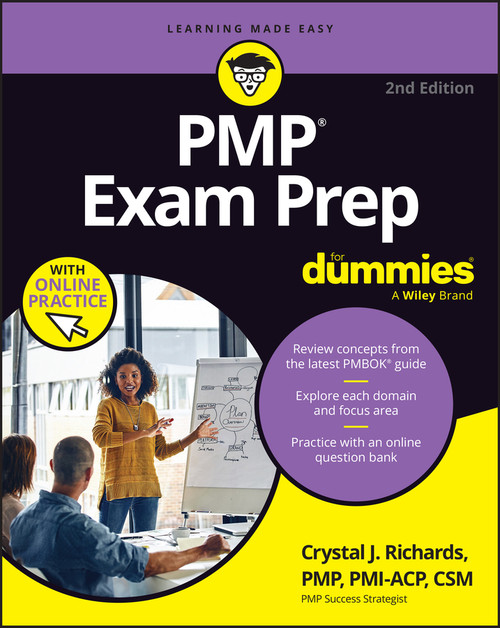 PMP Exam Prep For Dummies - 9781394436699 by Crystal J. Richards, 9781394436699