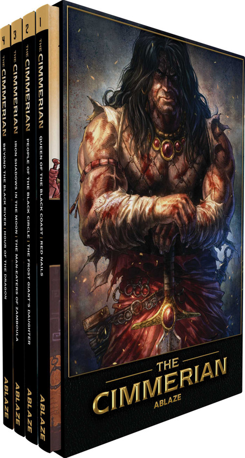 THE CIMMERIAN VOL. 1-4 BOX SET by Robert E. Howard, Jean-David Morvan, Pierre Valentin Secher, MAS MAS, 9781684971626