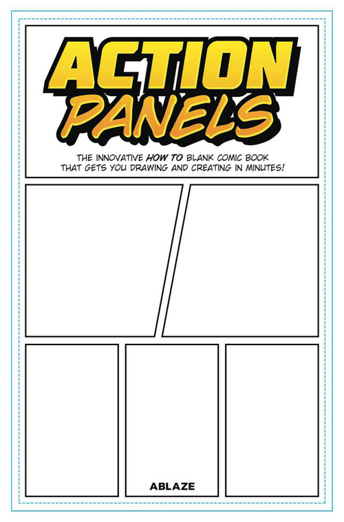 ACTION PANELS (THE INNOVATIVE HOW-TO BLANK COMIC BOOK JOURNAL THAT GETS YOU CREATING IN MINUTES!) by Art Lee, Zanzim Zanzim, 9781950912315