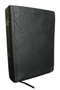 The NASB MacArthur Study Bible, Large Print, Black Bonded Leather, 1995 Text by Thomas Nelson, 9781418542283