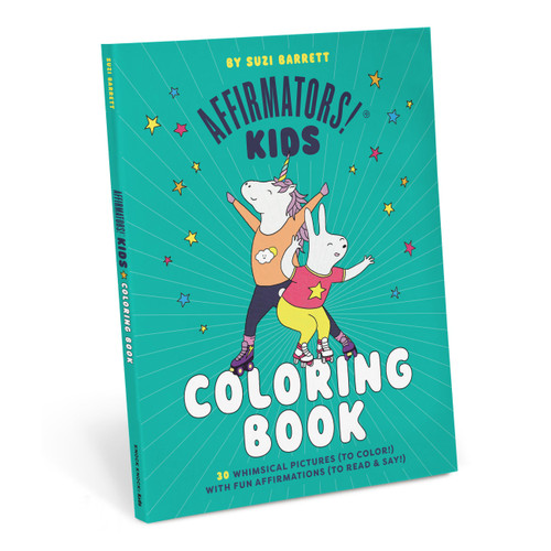 Affirmators! Kids Coloring Book (30 Whimsical Pictures (to color!) With Fun Affirmations (to read & say!)) by Suzi Barrett, 9781683496908