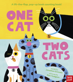 One Cat, Two Cats (A lift-the-flap, pop-up book with 20 cats to count!) by Rob Hodgson, Jonathan Emmett, 9798887772936