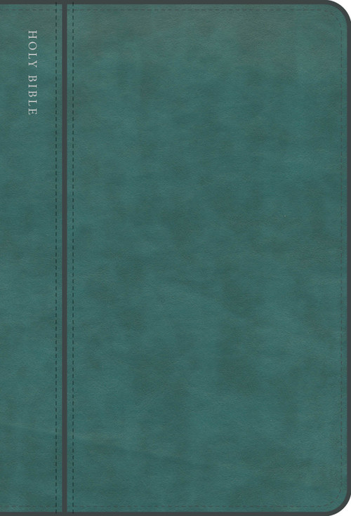 CSB Large Print Compact Reference Bible, Optimal Type, Digital Study Edition, Teal LeatherTouch by CSB Bibles by Holman, 9798384552994