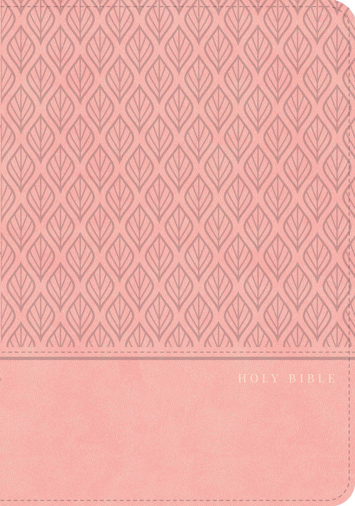 CSB Personal Size Giant Print Bible, Optimal Type, Digital Study Edition, Pink LeatherTouch by CSB Bibles by Holman, 9798384553052