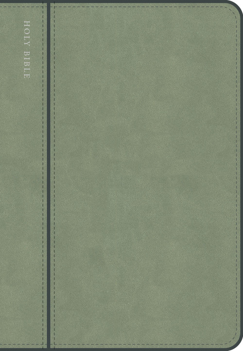 CSB Personal Size Giant Print Bible, Optimal Type, Digital Study Edition, Sage SuedeSoft LeatherTouch, Indexed by CSB Bibles by Holman, 9798384553083