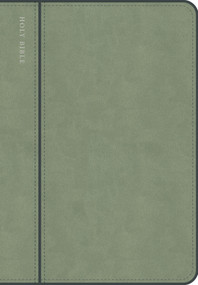CSB Personal Size Giant Print Bible, Optimal Type, Digital Study Edition, Sage SuedeSoft LeatherTouch, Indexed by CSB Bibles by Holman, 9798384553083