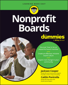 Nonprofit Boards For Dummies by Jackson Cooper, Caitlin Pontrella, 9781394413539