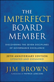 The Imperfect Board Member by Jim Brown, 9781394336548