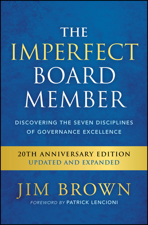 The Imperfect Board Member by Jim Brown, 9781394336548