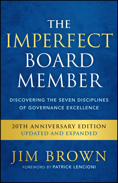 The Imperfect Board Member by Jim Brown, 9781394336548
