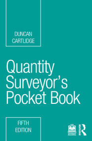 Quantity Surveyor's Pocket Book - 9781041148692 by Duncan Cartlidge, 9781041148692