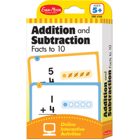 Addition And Subtraction Facts To 10 - Flashcards by Evan-Moor Educational Publishers, 9781609639464