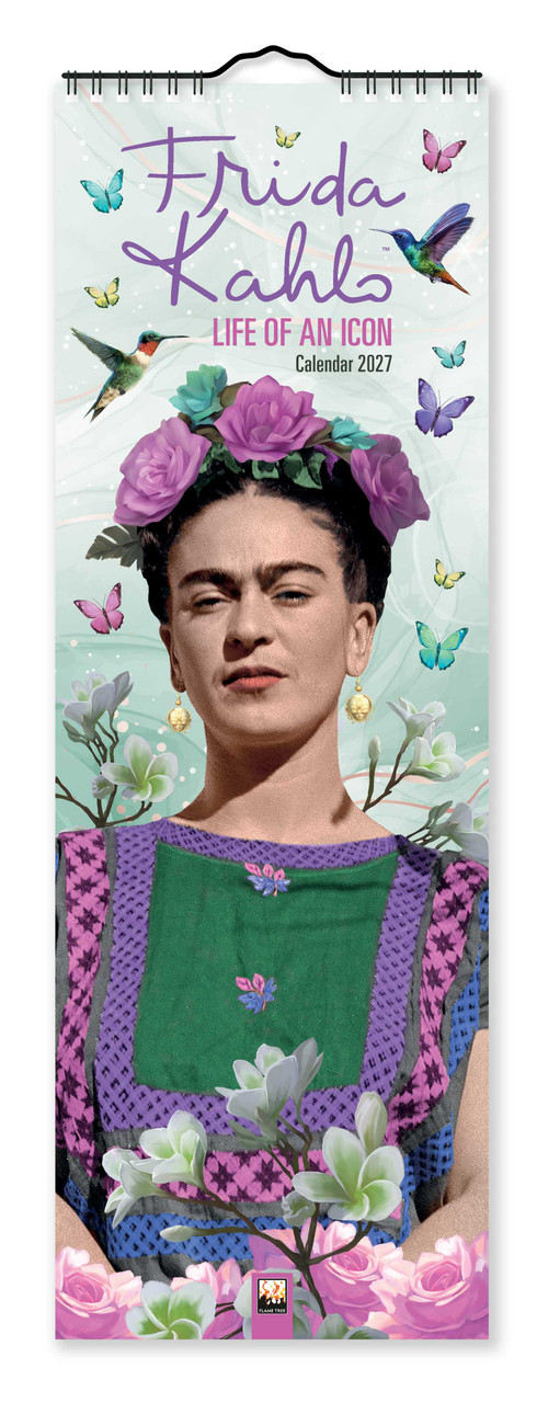 Frida Kahlo: Life of an Icon Slim Calendar 2027 (Art Calendar) by Flame Tree Studio, 9781806941520
