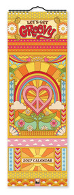 Dreamadelic: Groovy Slim Calendar 2027 (Art Calendar) by Flame Tree Studio, 9781806941537
