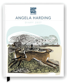 Angela Harding 2027 Desk Diary Planner - Week to View, Illustrated throughout by Flame Tree Studio, 9781806941674