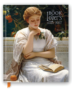 The Book Lover's Diary 2027 Desk Diary Planner - Week to View, Illustrated throughout by Flame Tree Studio, 9781806941698