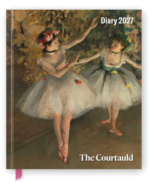 Courtauld 2027 Desk Diary Planner - Week to View, Illustrated throughout by Flame Tree Studio, 9781806941704