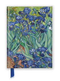 Vincent van Gogh: Irises 2027 Luxury Diary Planner - Page to View with Notes by Flame Tree Studio, 9781806941766