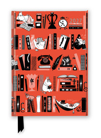 Moomin Bookshelves 2027 Luxury Diary Planner - Page to View with Notes by Flame Tree Studio, 9781806941797