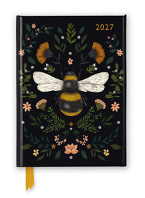 Jade Mosinski: Bee 2027 Luxury Diary Planner - Page to View with Notes by Flame Tree Studio, 9781806941810
