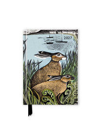 Angela Harding: Rathlin Hares 2027 Luxury Pocket Diary Planner - Week to View by Flame Tree Studio, 9781806941902