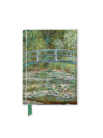 Claude Monet: Bridge over a Pond of Water Lilies 2027 Luxury Pocket Diary Planner - Week to View by Flame Tree Studio, 9781806941926