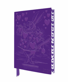 Alice's Adventures in Wonderland: White Rabbit 2027 Artisan Art Vegan Leather Diary Planner - Page to View with Notes by Flame Tree Studio, 9781806942022