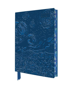 Vincent van Gogh: The Starry Night 2027 Artisan Art Vegan Leather Diary Planner - Page to View with Notes by Flame Tree Studio, 9781806942084