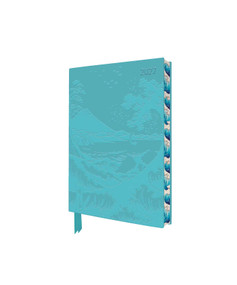 Utagawa Hiroshige: Sea at Satta 2027 Pocket Artisan Art Vegan Leather Diary - Week to View by Flame Tree Studio, 9781806942121