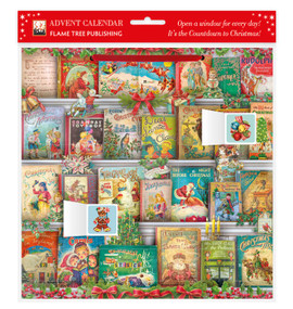 Christmas Bookshelf Advent Calendar (with stickers) by Flame Tree Studio, 9781806942268