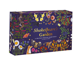 Shakespeare's Garden (A 1000 piece Circular Jigsaw Puzzle) by Rebecca Harris, 9781837761210