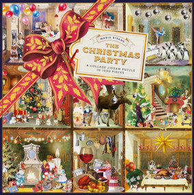 The Christmas Party (square box format) (A 1000-piece Jigsaw Puzzle by Maria Rivans (Square Box)) by Maria Rivans, 9781837761333